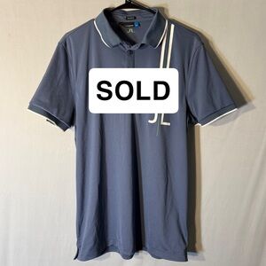 J.Lindeberg Men's Polo Shirt in Deep Blue